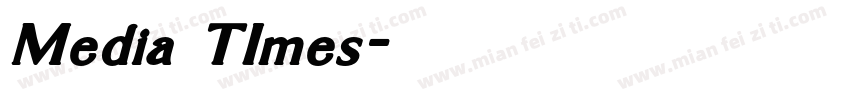 Media TImes字体转换